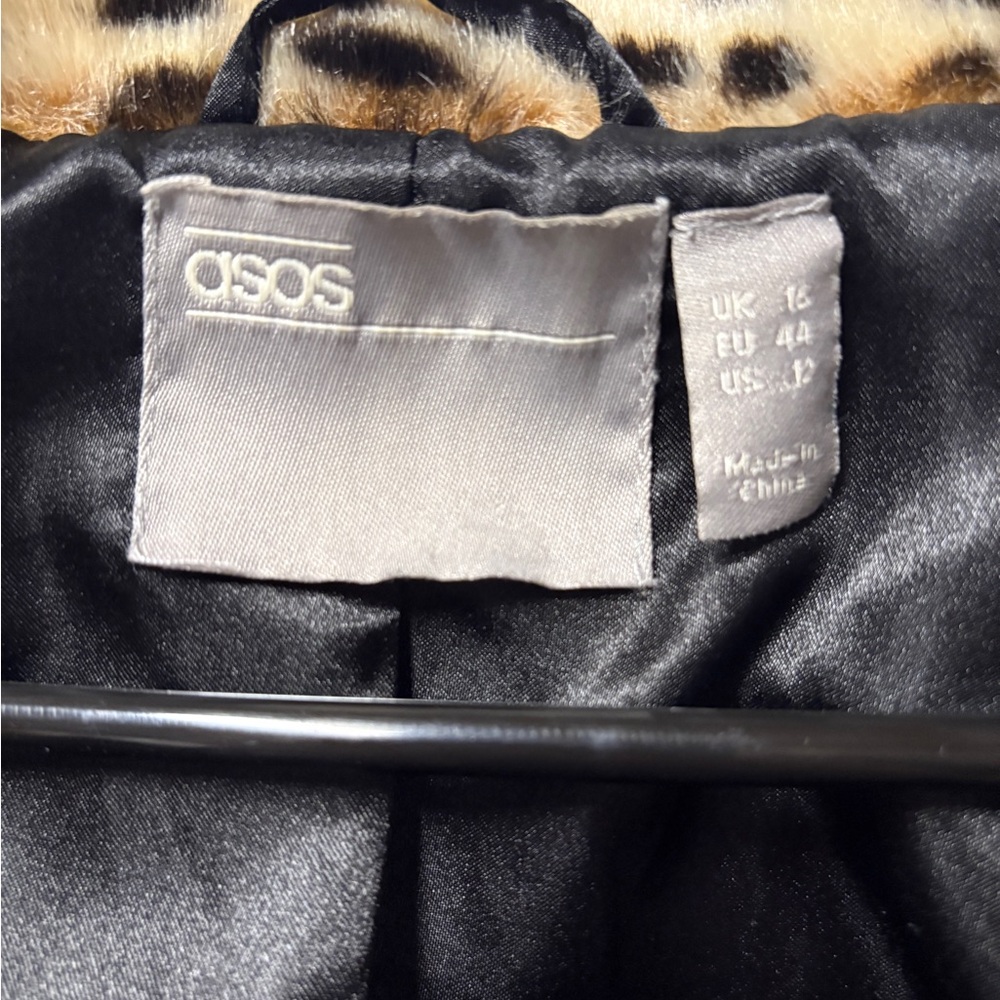 ASOS Leopard Print Coat - Picture 3 of 3